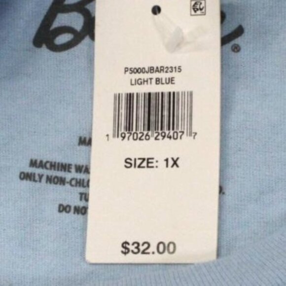 Barbie "Better Together" Graphic T-Shirt Light Blue Size 1X 100% Cotton - Picture 4 of 6